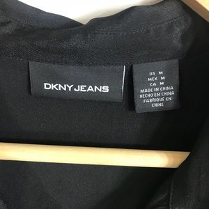 Dkny Tops - DKNY | Black Blouse with Cuffed Sleeves Dkny Tops - DKNY | Black Blouse with Cuffed Sleeves